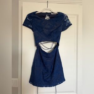 Navy dress Xenia Boutique